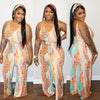 “Kayla” Romper w/scarf