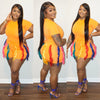 Rainbow Tassel Short Set