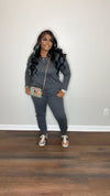 “Mutual Feelings” Sweater Pant Set (charcoal)