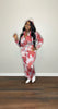 Brunch Date Jumpsuit (red)