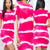 “Painted on” Bodycon dress (pink)