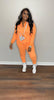 “Pretty Girl Club” Sweatsuit (orange)