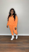 “Pretty Girl Club” Sweatsuit (orange)