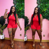 Get it Girl Romper (red)