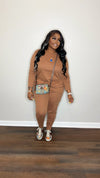 “Mutual Feelings” Sweater Pant Set (Brown)
