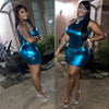 Metallic Midi (Teal)