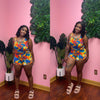 Watercolor Romper (blue)